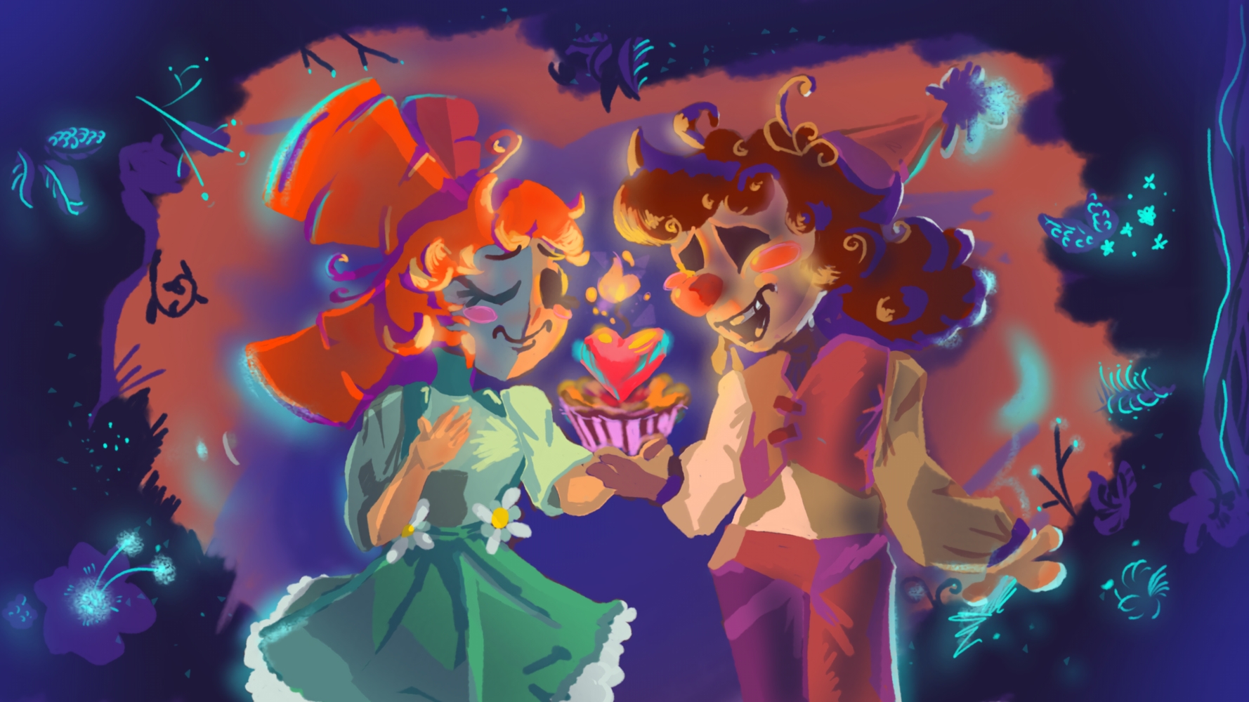 Маскарадная Любовь (Цифровой Арт)