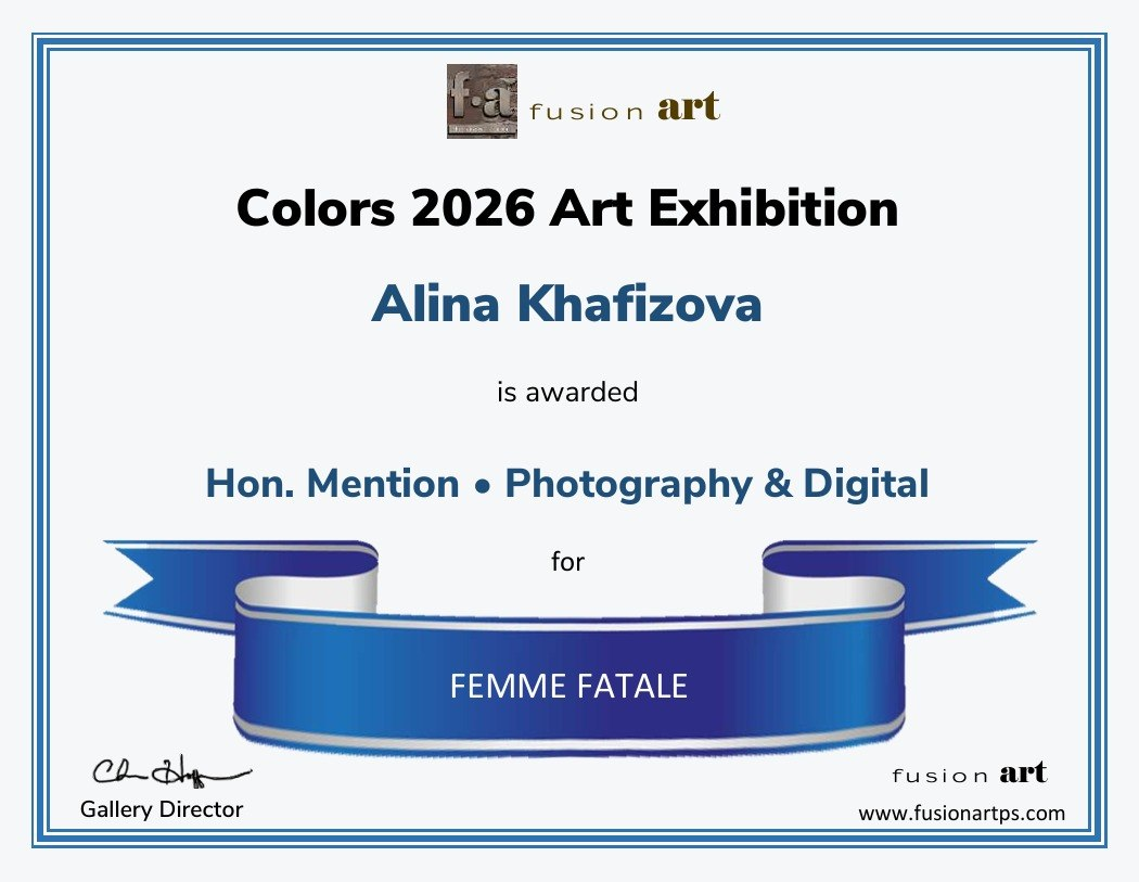 Recognized at Fusion Art “Colors 2026” International Exhibition